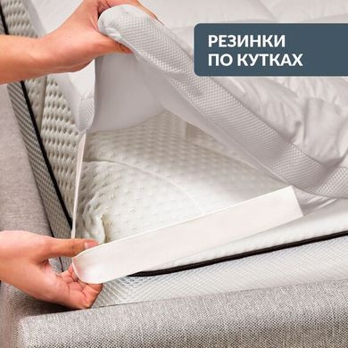 Наматрацник "Подвійний" з повітропроникною мембраною євро розмір, 160х200