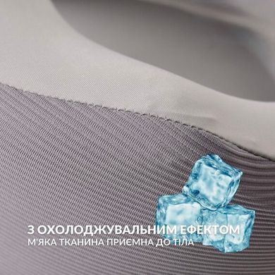 Подушка рогалик ортопедична дорожня сіра