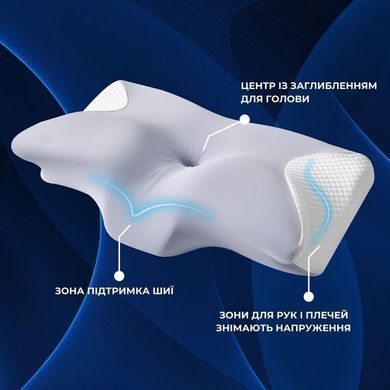 Подушка анатомічна ErgoSleep 61х34 см