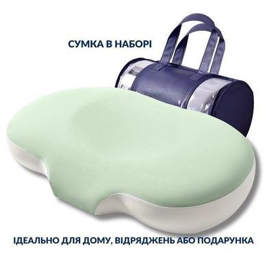 Подушка ортопедична м'ятна CloudTherapy 40х65 см з наволочкою на блискавці