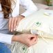 Подушка з гречаною лузгою ORGANIC, молочний, 40х40